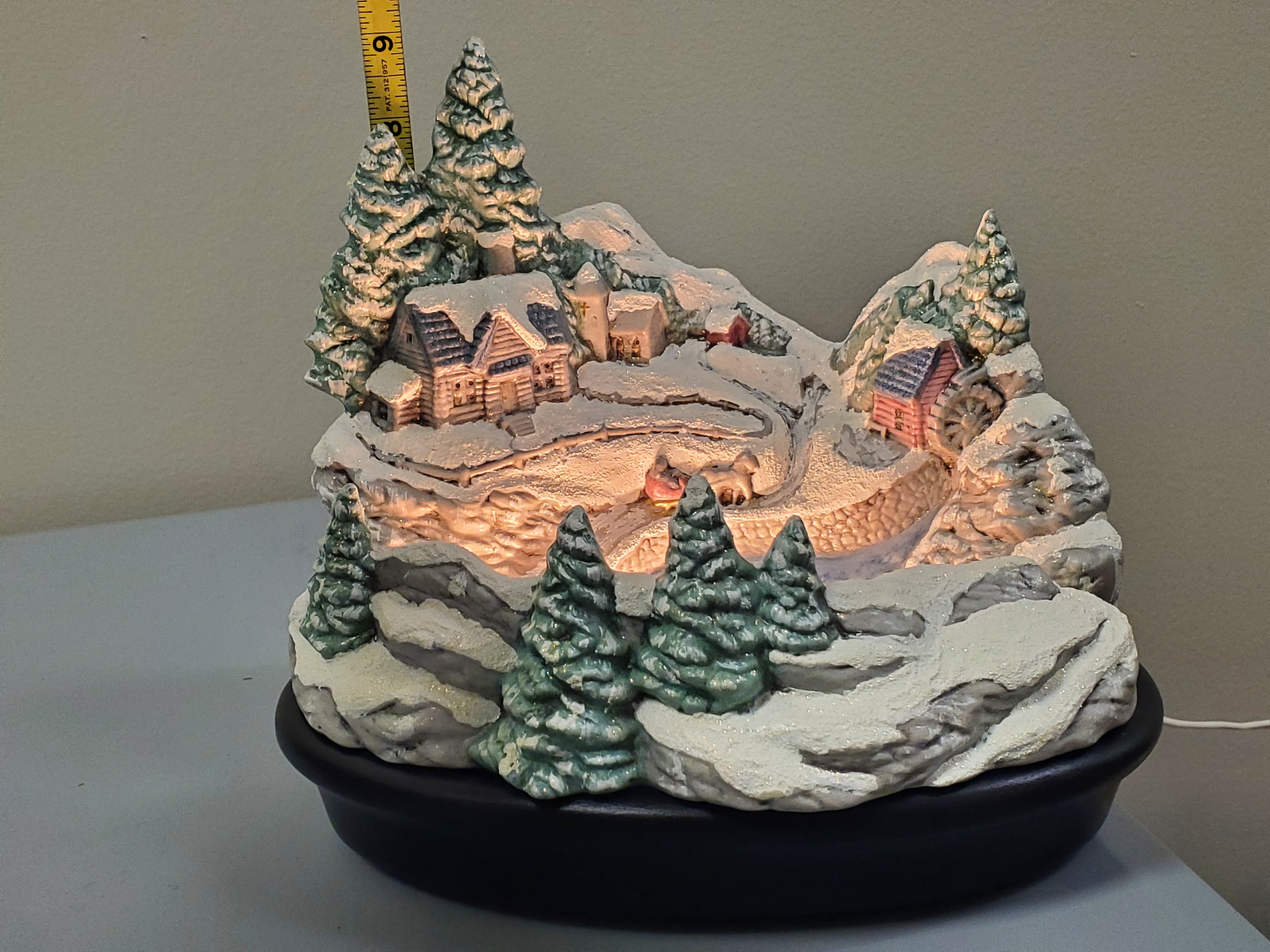 Vintage Christmas winter ceramic decor